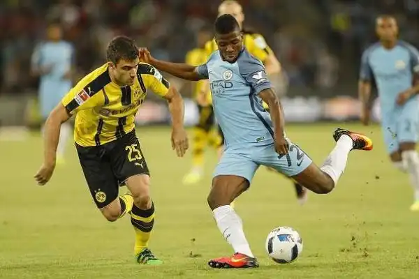 Guardiola includes Iheanacho in City’s Champions League squad; Nasri, Bony out